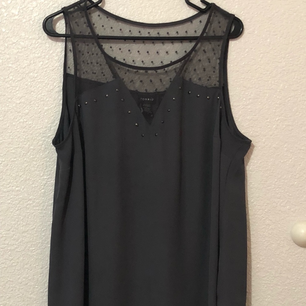 Torrid grey blouse